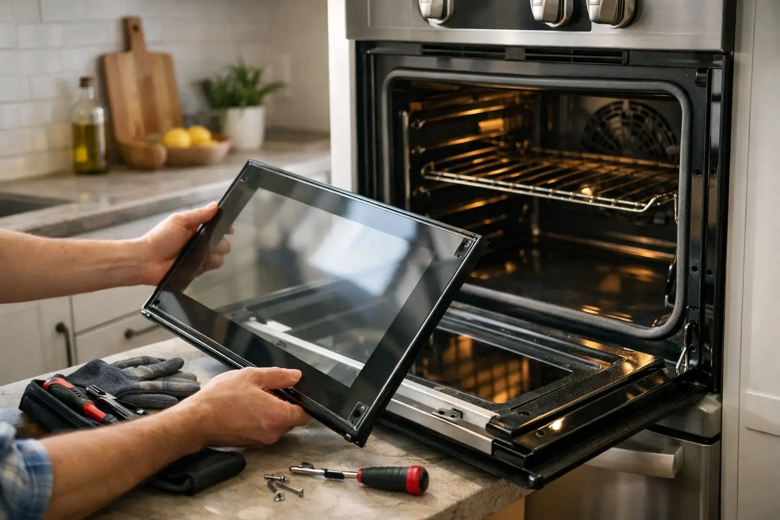 When Oven Door Glass Repair Makes Sense at Home