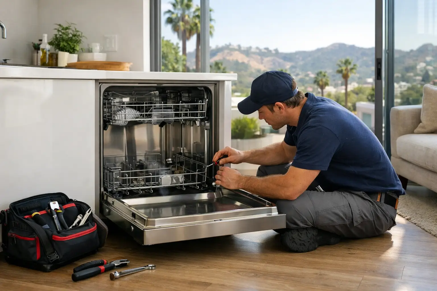 Guide to Dishwasher Repair Costs in West Hollywood
