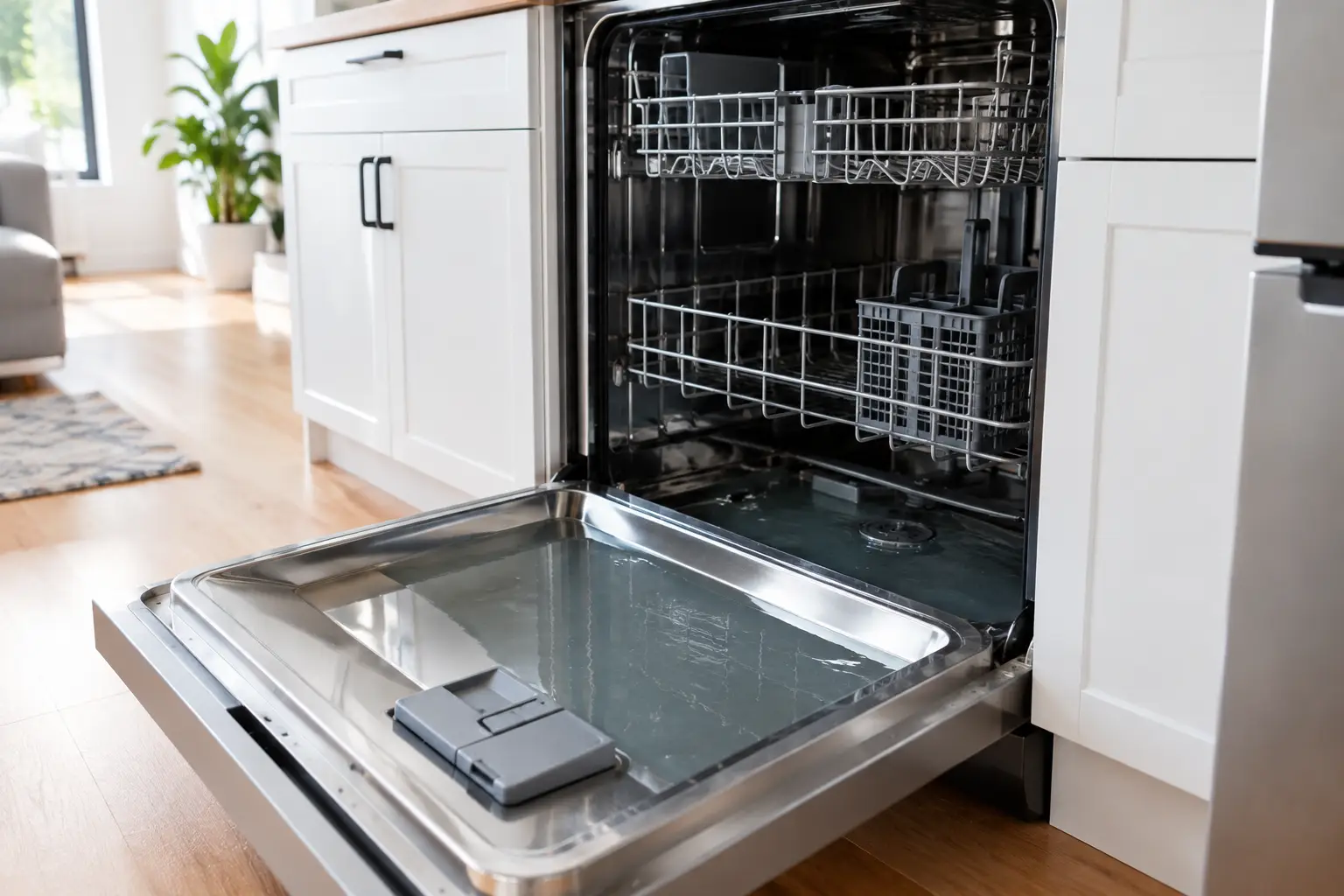 Dishwasher Standing Water: Causes and Fixes